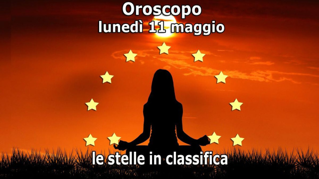 Locandina per l'oroscopo di luned&igrave; 11 maggio 2026 - &copy; Roberta Carsoli.