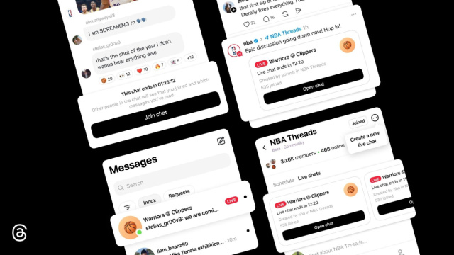 Meta sperimenta le Live Chat su Threads &copy; Creative Commons