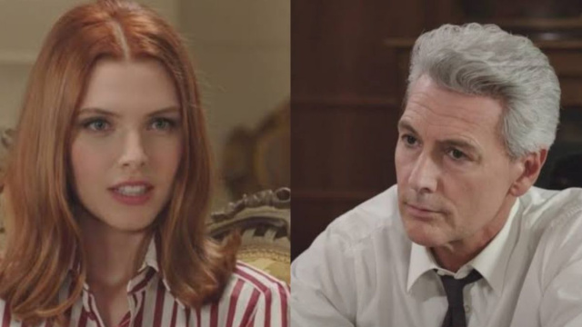 Odile e Umberto - screenshot &copy; Rai 1.