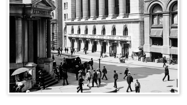 Stampa &ldquo;Borsa di New York 1900, foto storica&rdquo; di Christian ... &copy; Creative Commons