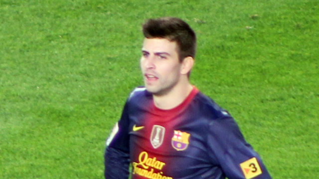 File:2012 2013 - 03 Gerard Piqu&eacute;.jpg - Wikipedia &copy; Creative Commons