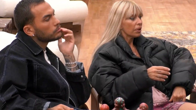 Raul Dumitras e Alessandra Mussolini &copy;Grande Fratello Vip/Mediaset.