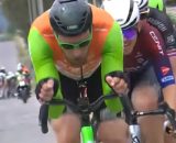 Van Schip in azione al Giro di Grecia - &copy; Screenshot Eurosport