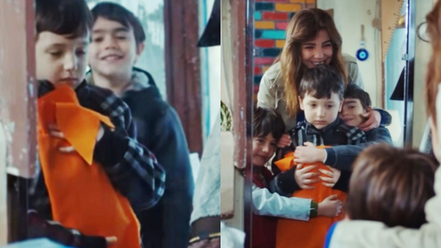 Arda, Satılmış, Doruk e Ceyda in scena © La forza di una donna - Kadın