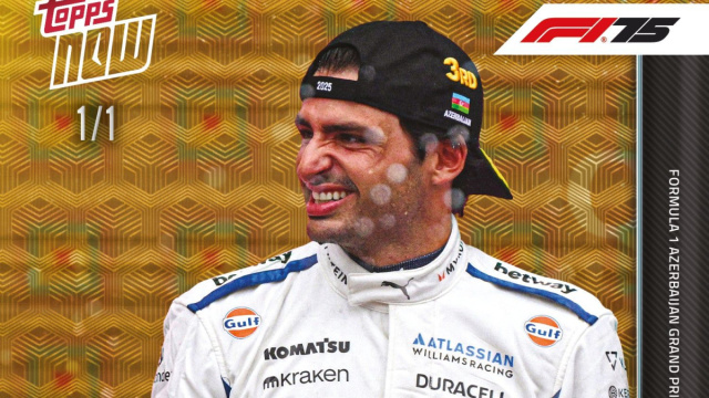 Carlos Sainz - 2025 Formula 1 Topps NOW - Card 64 &copy; Creative Commons