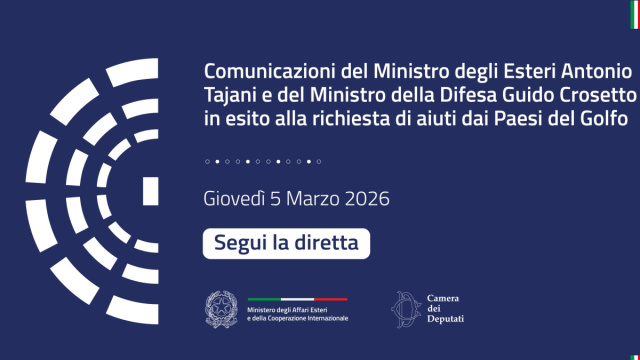 Comunicazioni del Ministro Antonio Tajani e del Ministro della ... &copy; Creative Commons