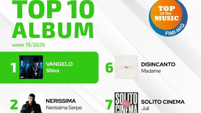 La nuova classifica Fimi degli album - foto dalla pagina Facebook di Fimi