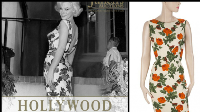 L'abito a fiori di Marilyn Monroe all'asta in California - Mode &copy; Creative Commons