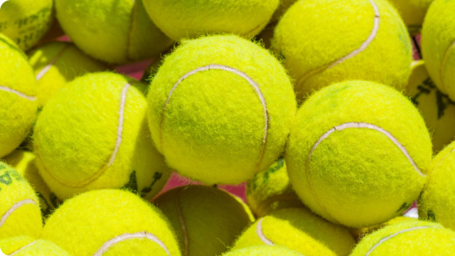 Palle da tennis, creative commons.
