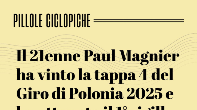 Tappa 4 Giro di Polonia 2025: vittoria in volata del francese Paul ... &copy; Creative Commons