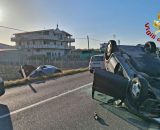 Incidente stradale sulla S.S. 106 - &copy; Vigili del Fuoco