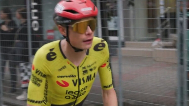 Jonas Vingegaard al Giro d'Italia - &copy; Screenshot Eurosport