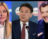 Giorgia Meloni, Giuseppe Conte e Matteo Salvini (&copy; Facebook)