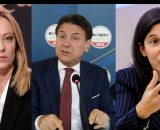 Giorgia Meloni, Giuseppe Conte ed Elly Schlein (&copy; Facebook)