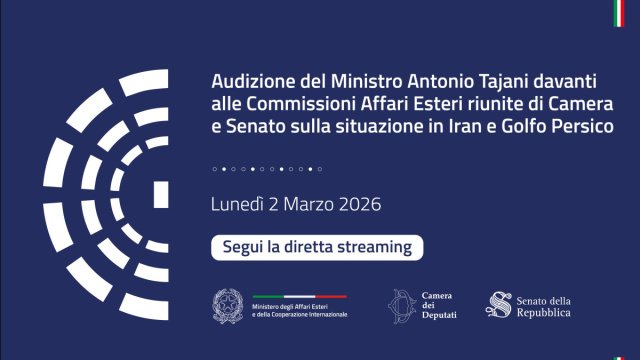 Audizione di Tajani in Commissioni Affari Esteri riunite di Camera ... &copy; Creative Commons