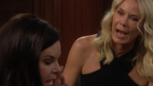 Brooke Logan colpisce Katie &copy; Beautiful