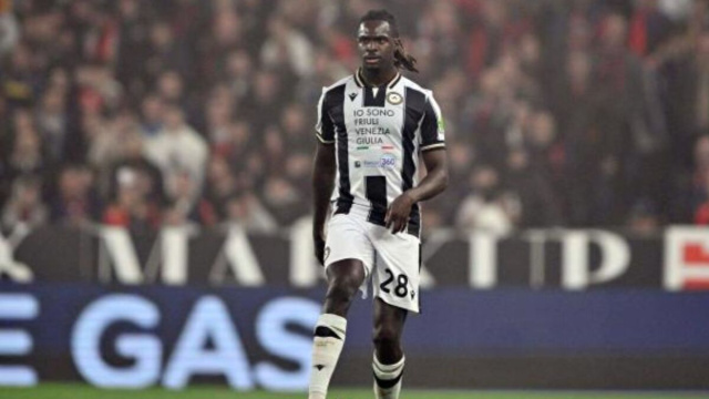 Oumar Solet, difensore dell'Udinese. Foto &copy; Udinese