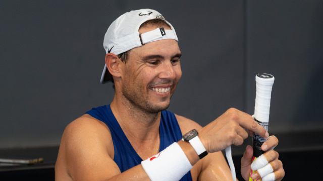 RAFA NADAL SI PREPARA A GIOCARE LA COPPA DAVIS A M&Aacute;LAGA - Rafa ... &copy; Creative Commons