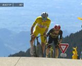 Tadej Pogacar e Jonas Vingegaard al Tour de France - &copy; Screenshot Eurosport