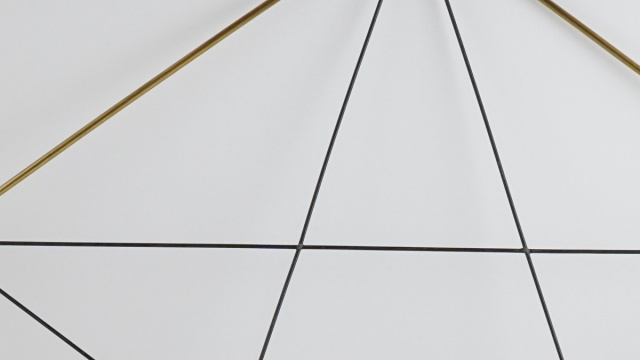 Modello di pentagono regolare con diagonali XIX ultimo quarto &copy; Creative Commons