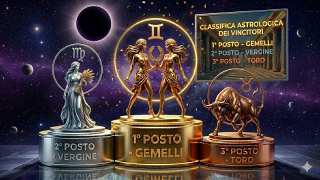Podio con Luna nuova del 15/06: 1&deg; Gemelli, 2&deg; Vergine, 3&deg; Toro-&copy; Gemini AI