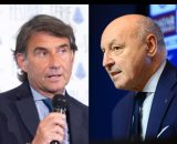 Giovanni Carnevali, ad della Juventus. Foto &copy; Sassuolo. Giuseppe Marotta, presidente dell'Inter. Foto &copy; Inter