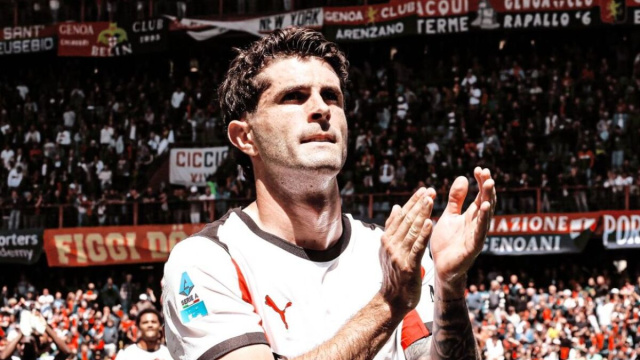 Christian Pulisic, attaccante del Milan. Foto &copy; Milan