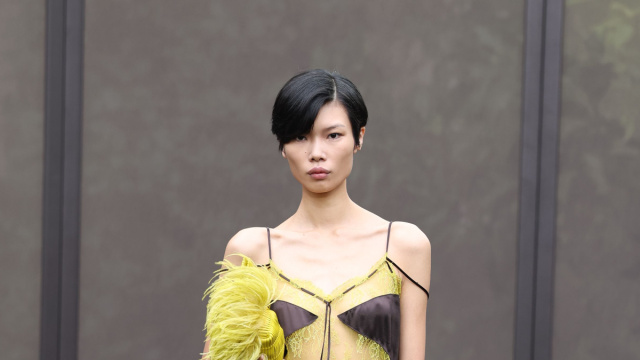 La sfilata Ferragamo in 3 declinazioni dello slip dress dal gusto ... &copy; Creative Commons