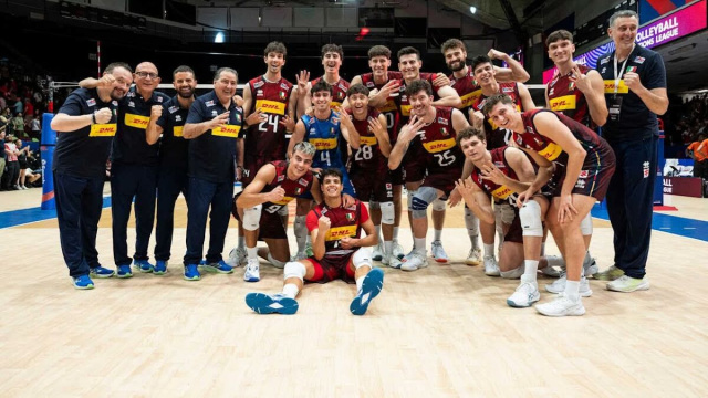 Nazionale italiana di pallavolo &copy; Pagina Facebook ufficiale della Federazione Italiana Pallavolo