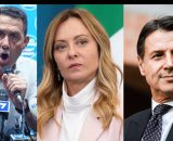 Roberto Vannacci, Giorgia Meloni e Giuseppe Conte (&copy; Facebook)