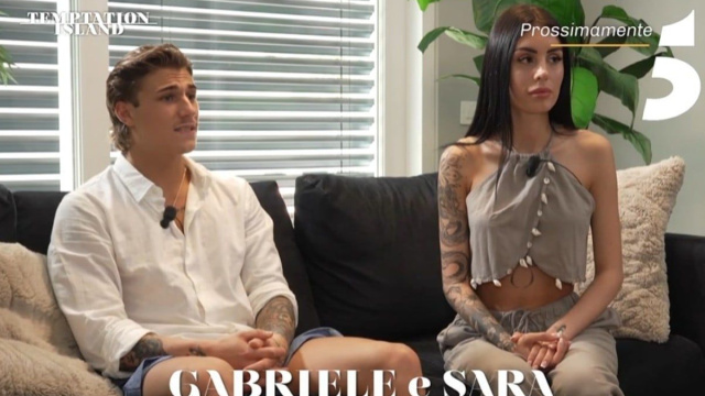 Gabriele e Sara di Temptation Island &copy; Canale 5.
