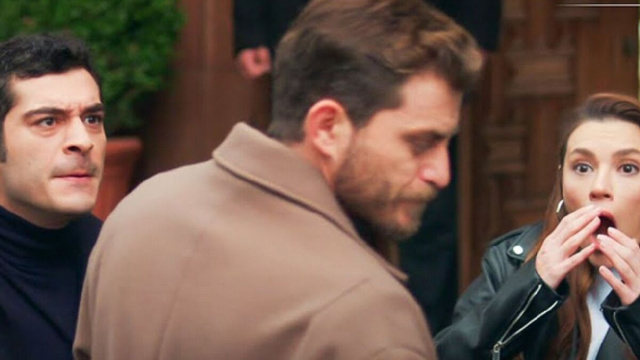 Mahir, Selim e Ceylan in Racconto di una notte © Mediaset