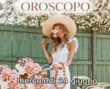Locandina per l'oroscopo di mercoled&igrave; 24 giugno 2026 - &copy; Gemini IA.