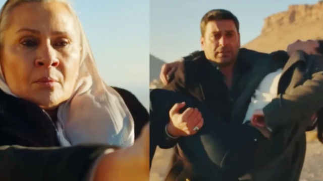 Sadakat, Cihan e Alya di Far Away &copy; Mediaset.