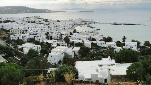 View of Chora (Mykonos City), Mykonos, Greece