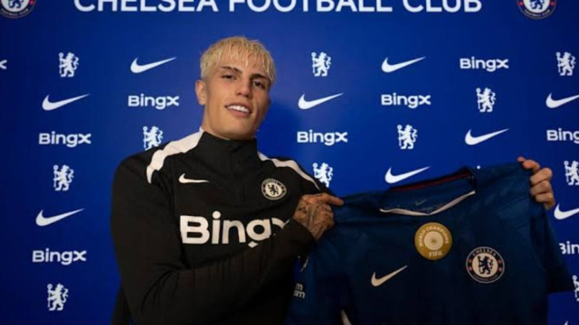 Alejandro Garnacho, attaccante del Chelsea. Foto &copy; Chelsea