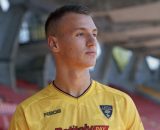 Francesco Camarda, attaccante del Milan. Foto &copy; Lecce
