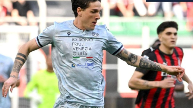 Nicol&ograve; Zaniolo, attaccante dell'Udinese. Foto &copy; Udinese