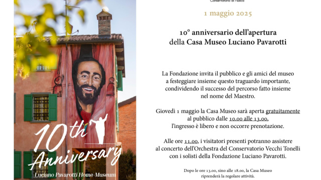 1&deg; maggio 2025 &ndash; 10&deg; anniversario della Casa Museo Luciano ... &copy; Creative Commons