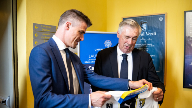 LAUREA AD HONOREM A CARLO ANCELOTTI, IL PARMA CALCIO E PARMA LO ... &copy; Creative Commons