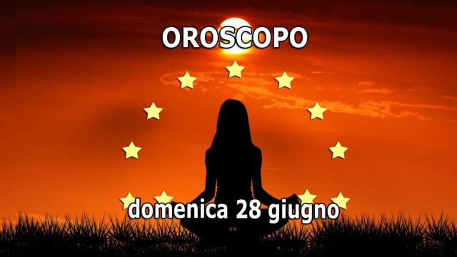 Locandina per l'oroscopo di domenica 28 giugno 2026 - &copy; Roberta Carsoli.