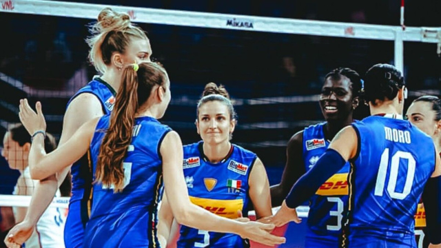 Nazionale italiana di pallavolo &copy; Pagina Facebook ufficiale della Federazione Italiana Pallavolo