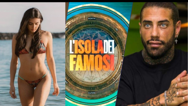 Zeudi Di Palma, il logo dell'Isola dei famosi e Francesco Chiofalo &copy; Instagram.