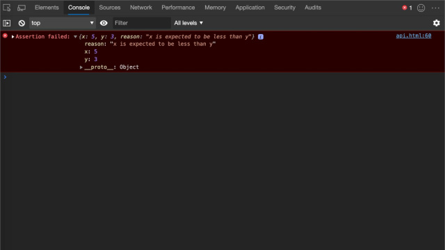 Console object API Reference - Microsoft Edge Developer ... &copy; Creative Commons