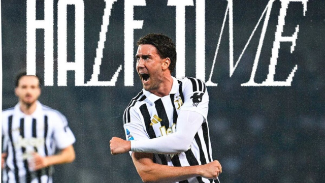 Dusan Vlahovic, attaccante della Juventus. Foto &copy; Juventus FC