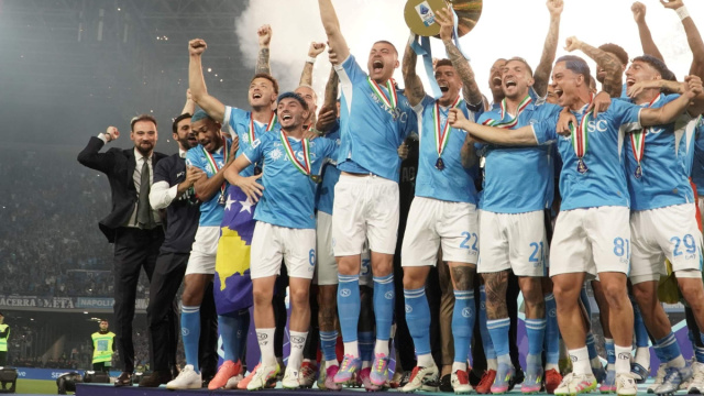 Scudetto 2025, Napoli campione d'Italia, battuto il Cagliari 2-0 ... &copy; Creative Commons