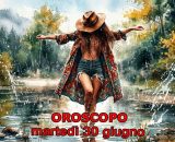 Locandina per l'oroscopo di marted&igrave; 30 giugno 2026 - &copy; Gemini IA.