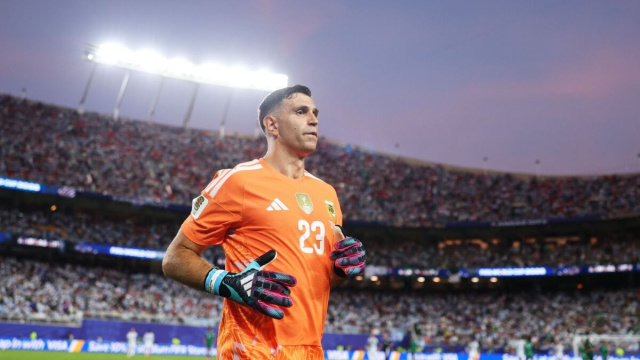 Emiliano Martinez, portiere dell'Aston Villa. Foto &copy; Argentina