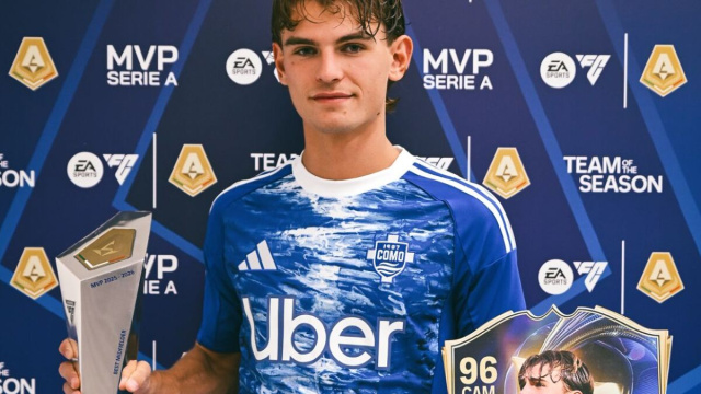 Nico Paz, trequartista del Real Madrid. Foto &copy; Como