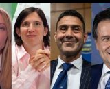 Giorgia Meloni, Elly Schlein, Roberto Vannacci e Giuseppe Conte (&copy; Facebook)